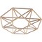 Ekena Millwork Guardian Wood Fretwork Pierced Ceiling Medallion, Alder, 26"OD x 10 1/8"ID x 1/4"T CMWP26X26X0250GDAL - alternate 2